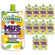 Koncentraty warzywne, przeciery - Tymbark Mus 100 % z owoców jabłko banan marakuja cytryna 200 g x 10 sztuk - miniaturka - grafika 1