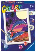 Malowanie po numerach - CreArt dla dzieci Malowanie po numerach Przygody delfinów - miniaturka - grafika 1
