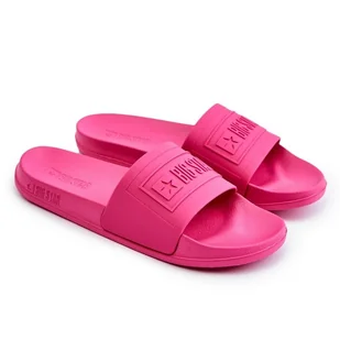 Lekkie Klapki Damskie Big Star OO274037 Fuksja różowe - Klapki i japonki damskie - miniaturka - grafika 1