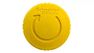 SCHNEIDER Przycisk-grzybkowy-żółty-obrót-bez-podświetlenia-plastikowy-zwykły ZB5AS55 - Inne akcesoria elektryczne - miniaturka - grafika 1
