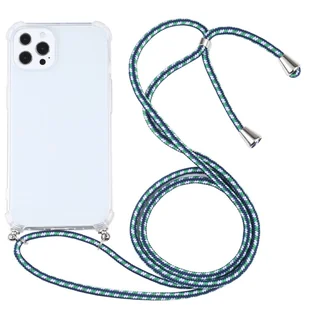 König Design Etui kompatybilne z Apple iPhone 13 Pro Max Plastikowe etui na telefon komórkowy z łańcuszkiem - Etui na telefon komórkowy Zielony - Etui i futerały do telefonów - miniaturka - grafika 1