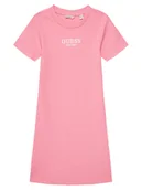 Sukienki i spódniczki dla dziewczynek - Guess Sukienka codzienna J5YK11 KBZP4 Różowy Regular Fit - miniaturka - grafika 1