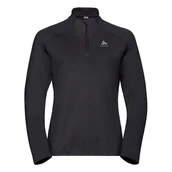 Bluzy narciarskie - Bluza narciarska damska Odlo Midlayer 1/2 zip Carve Light 541791 - miniaturka - grafika 1