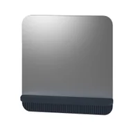 Lustra - Lustro łazienkowe z półką prostokątne 70X86X14cm Devo Gloria 2.0 ryflowane perfect touch parisian blue GL2-LUPL70-2-F103 - miniaturka - grafika 1