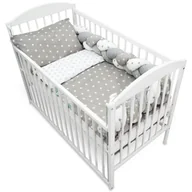 Pościel dla dzieci - Pościel dziecięca zestaw 120x90 cm - kołdra dziecięca z bawełnianą pościelą do łóżeczka poduszką 60x40 i elementem dekoracyjnym 150 cm Gwiazdki - miniaturka - grafika 1