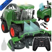 Zabawki zdalnie sterowane - Zdalnie Sterowany Kombajn Do Kukurydzy Na Pilota, Dym, Światła Z1020 - miniaturka - grafika 1