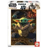 Puzzle - Educa Puzzle 1000 The Mandalorian/Baby Yoda G3 - - miniaturka - grafika 1