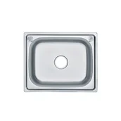 Zlewozmywaki - Leziter Mont kwadratowy jednokomorowy zlewozmywak ze stali nierdzewnej - miniaturka - grafika 1