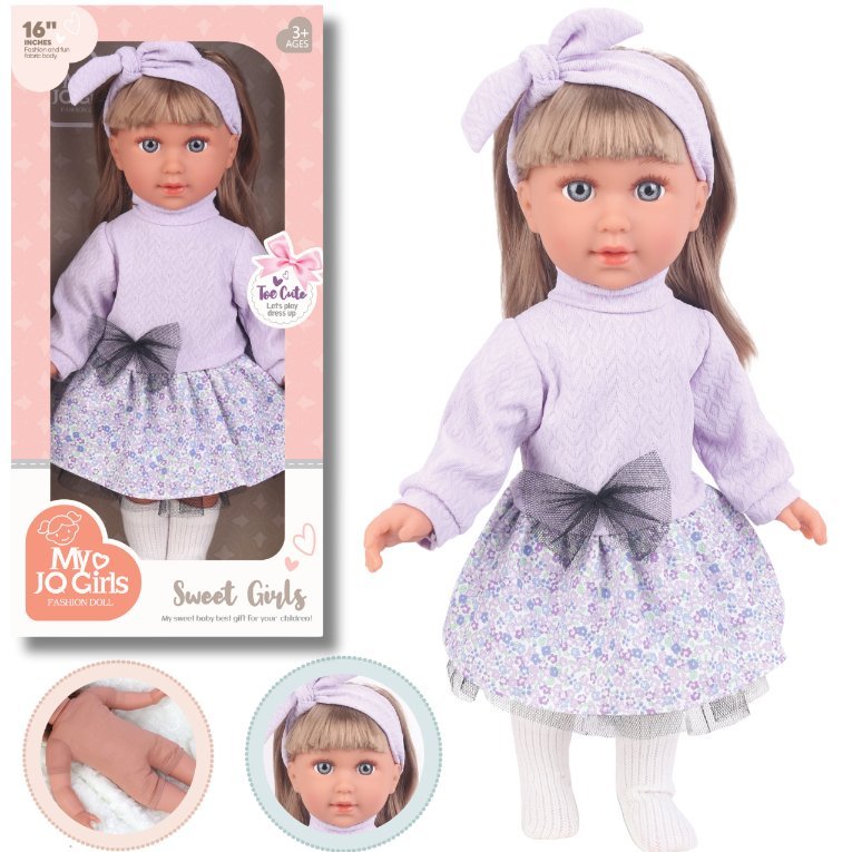 Lalka Dziewczynka 40 Cm Jak Żywa Córeczka Realistyczna Akcesoria Prezent 3+