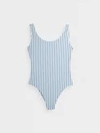 Stroje kąpielowe - Kostium kąpielowy damski Outhorn F013 niebiesko-biały OTHSS23USWSF013 91A-S - miniaturka - grafika 1