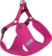 Szelki dla psów - Nobby NOBBY MESH REFLECT SZELKI S RÓŻOWE 41-46cm - miniaturka - grafika 1