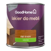 Lakiery do drewna - GoodHome Lakier do mebli dąb średni satyna 0,25 l - miniaturka - grafika 1