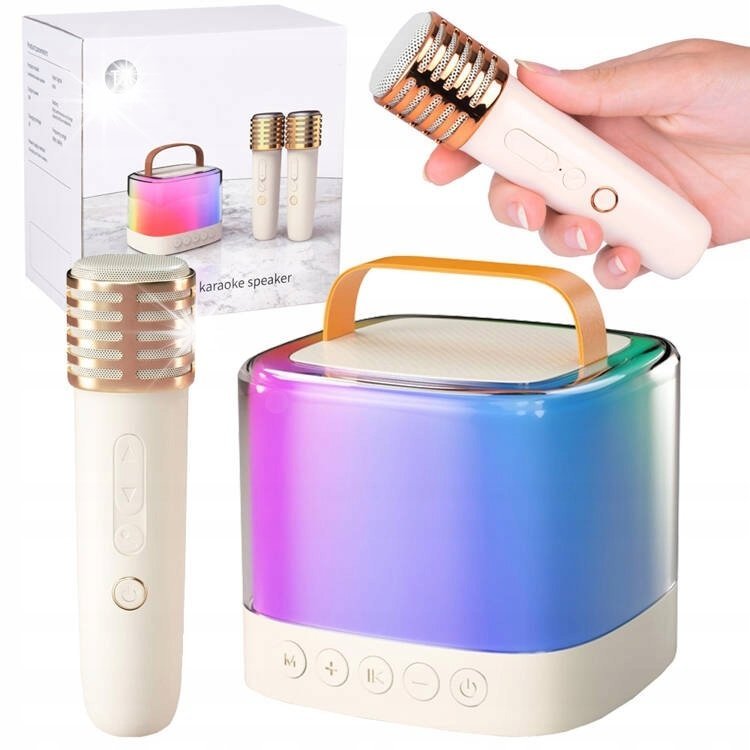 Mikrofony z głośnikiem bezprzewodowy + bluetooth + 2 mikrofony IN0178