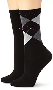 Tommy Hilfiger 443016001 Skarpetki damskie, Czarny (Czarny 200), 39-42 EU - Skarpetki damskie - miniaturka - grafika 1