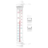 Stacje pogodowe - Termometr zaokienny duży przyklejany 290 x 45 mm Bioterm - miniaturka - grafika 1