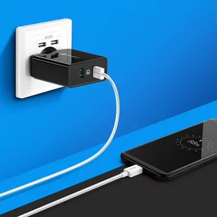 Ugreen ładowarka sieciowa 2xUSB-A 36W QC3.0 czarna (CD161) - Ładowarki do telefonów - miniaturka - grafika 3