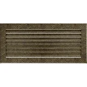 Akcesoria kominkowe - Kratki.pl KRATKA KOMINKOWA FRESH CZARNO-ZŁOTA 170X370 MM 37CZ/FRESH - miniaturka - grafika 1