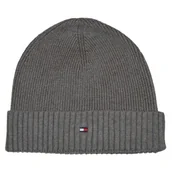 Czapki męskie - Czapka zimowa Tommy Hilfiger Essential Flag Beanie - AM0AM10337-P03 - miniaturka - grafika 1