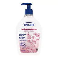 Mydła - Forte Sweeden, On Line, Mydło kremowe w płynie Wiśnia i Wanilia, 500 ml - miniaturka - grafika 1