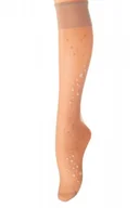 Skarpetki damskie - Gatta Trendyline 13 beige uni podkolanówki damskie - miniaturka - grafika 1