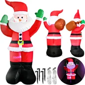 Ozdoby bożonarodzeniowe - Dekoracja świąteczna Heckermann mikołaj - miniaturka - grafika 1