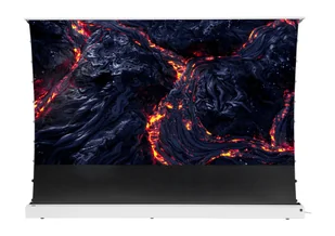 celexon HomeCinema CLR UST High Contrast V2.0 podłogowy elektryczny ekran projekcyjny 100" - biała obudowa - Ekrany projekcyjne - miniaturka - grafika 1