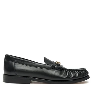 Mokasyny Tommy Hilfiger Soft Leather Horsebit Loafer FW0FW08414 Czarny - Mokasyny damskie - miniaturka - grafika 1