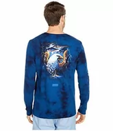 Koszulki męskie - Hurley Męski t-shirt M Andino Pro Series Tee L/S niebieski Game Royal M CK0518-480 - miniaturka - grafika 1