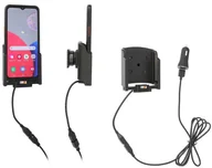 Uchwyty samochodowe do telefonów - Brodit Uchwyt aktywny ze stacją dokującą POGO-PIN do Samsung Galaxy Xcover 6 PRO - miniaturka - grafika 1
