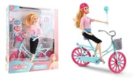 Manekiny wystawowe - MELODY - Lalka, która jeździ na rowerze - Melody City - Lalka manekin - 126648 - Różowy - Plastik - Figurka - Lalka - Zabawka dla dzieci - Urodziny - Od 3 lat - miniaturka - grafika 1