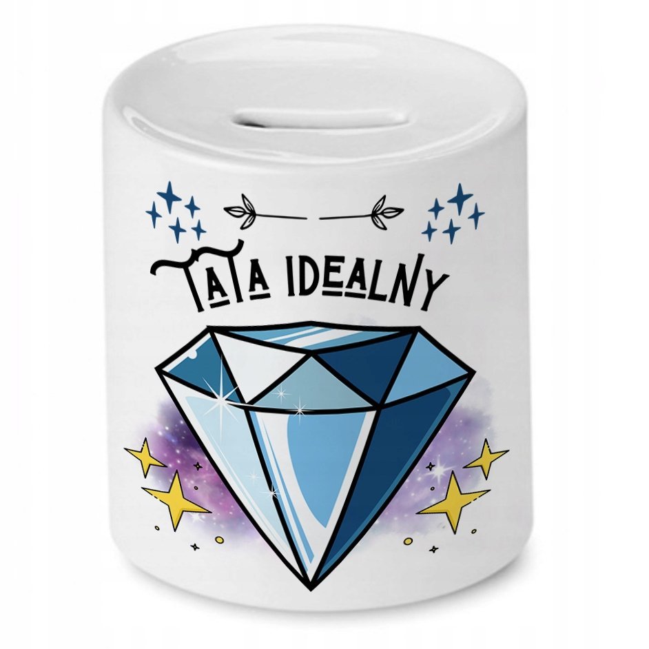 Złoty Kubek Premium Dla Skarbnika Prezent z Nadrukiem ze Zdjęciem + Opakowanie na prezent (wzór 04)