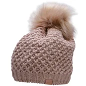 Czapki damskie - Czapka damska 4f jasny róż h4z - miniaturka - grafika 1