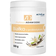 Odżywki białkowe - Odżywka białkowa ACTIVLAB z prebiotykiem Waniliowy Profesor Adam Dziki (500 g) Bez cukru - miniaturka - grafika 1