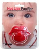 Smoczki do butelek - Bitten Smoczek Usta zabawny smoczek ZS258 - miniaturka - grafika 1