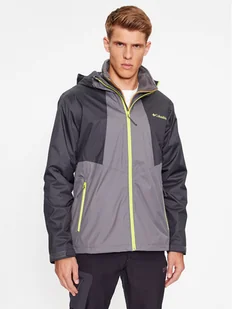 Columbia Kurtka przeciwdeszczowa Inner Limits™ II Jacket Szary Regular Fit - Odzież trekkingowa męska - miniaturka - grafika 1