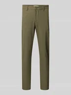 Spodnie męskie - Chinosy o kroju slim fit z dodatkiem wiskozy model ‘MARK’ - miniaturka - grafika 1