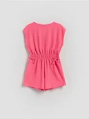 Sukienki i spódniczki dla dziewczynek - Reserved - Krótki kombinezon - fuksja - miniaturka - grafika 1
