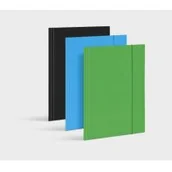 Teczki i skoroszyty - Vaupe Teczka z gumką Eco 319-06 A4 zielona 5915 - miniaturka - grafika 1