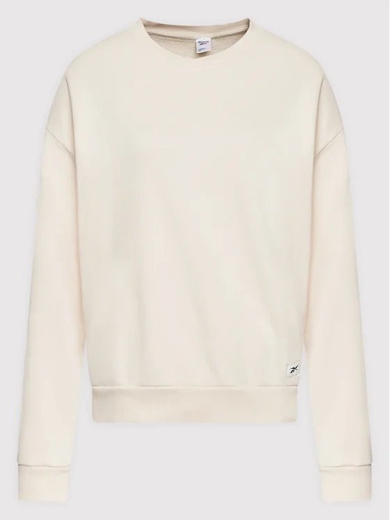 REEBOK - BLUZA DAMSKA - CL RBK ND FT CREW HH9696 BEŻOWA