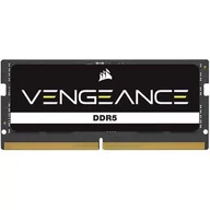 Pamięci RAM - Corsair DDR5 Vengeance 16GB/4800 (1*16) CL40 SODIMM, czarna CMSX16GX5M1A4800C40 - miniaturka - grafika 1