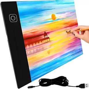 Podświetlana Tablica Deska Kreślarska Led Kalka A4 - Tablice i flipcharty Podświetlana Tablica Deska Kreślarska Led Kalka A4 - Tablice i flipcharty - miniaturka - grafika 1