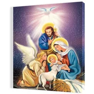 Ikony i obrazy sakralne - Obraz religijny na płótnie Święta Rodzina - miniaturka - grafika 1