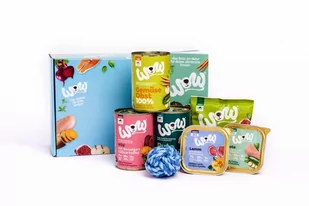 WOW BOX zestaw dla psa dorosłego Prezent - Mokra karma dla psów WOW BOX zestaw dla psa dorosłego Prezent - Mokra karma dla psów - miniaturka - grafika 1