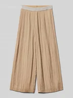 Spodnie i spodenki dla chłopców - Spodnie szerokie o kroju z pasem z błyszczącej przędzy - miniaturka - grafika 1