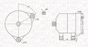 Alternator Magneti Marelli 063731913010 - Alternatory - miniaturka - grafika 1