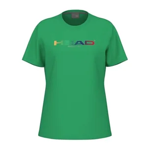HEAD Rainbow T-shirt damski, zielony (Candy Green) - Koszulki i topy damskie - miniaturka - grafika 1