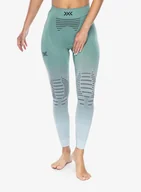Kalesony - Legginsy termoaktywne damskie X-Bionic Invent Fx Pants - green/grey/optical white - miniaturka - grafika 1