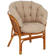 Meble ogrodowe rattanowe Bahama Orange / Latte 2+1