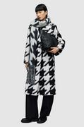 Płaszcze damskie - AllSaints płaszcz z domieszką wełny kolor czarny przejściowy oversize - miniaturka - grafika 1