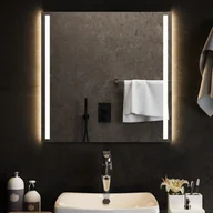 Lustra - vidaXL Lustro łazienkowe z LED, 60x60 cm - miniaturka - grafika 1